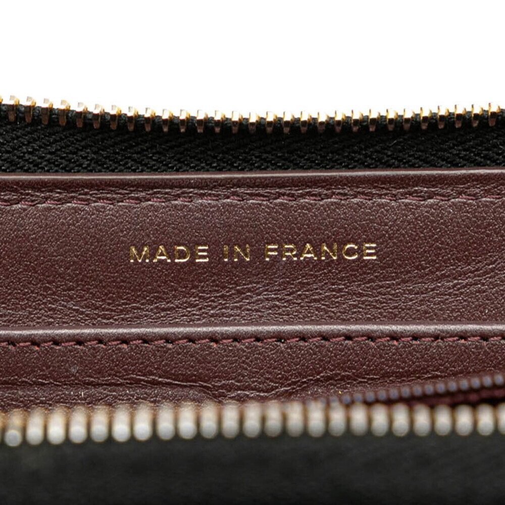 CHANEL Authentic Black Caviar Leather Logo Wallet - Picture 12 of 14